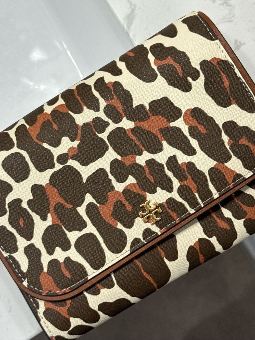Tory Burch Emerson Leopard-Print Crossbody